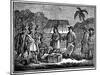 William Penn with Native Americans, English Quaker Colonist, 1830-null-Mounted Giclee Print