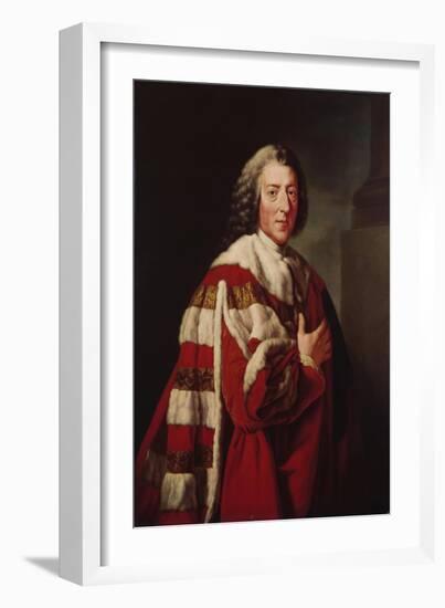 William Pitt, 1st Earl of Chatham, 1772-Richard Brompton-Framed Giclee Print