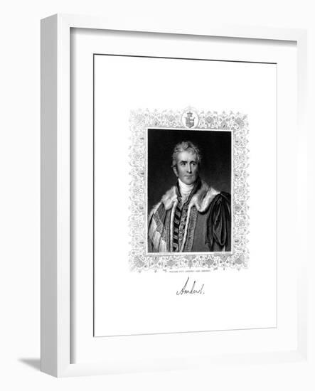 William Pitt Amherst, 1st Earl Amherst, British Statesman and Diplomat, 19th Century-S Freeman-Framed Giclee Print