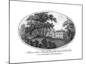 William Pitt's Home-null-Mounted Giclee Print