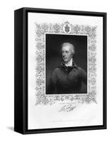 William Pitt, the Younger, British Politician and Prime Minister, 19th Century-J Thomson-Framed Stretched Canvas