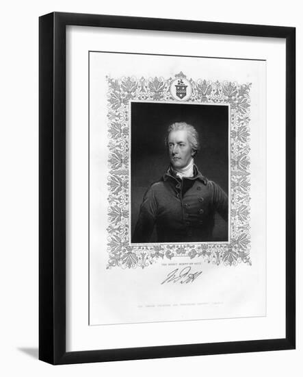 William Pitt, the Younger, British Politician and Prime Minister, 19th Century-J Thomson-Framed Giclee Print