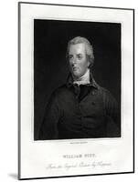 William Pitt the Younger, British Statesman, 19th Century-J Posselwhite-Mounted Giclee Print
