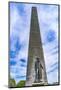 William Prescott Statue, Bunker Hill Battle Monument, Charlestown, Boston, Massachusetts.-William Perry-Mounted Photographic Print