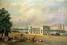 James Prinsep's Memorial, on the Hooghli River, Calcutta-William Prinsep-Framed Stretched Canvas