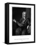 William Pulteney, 1st Earl of Bath, English Politician-WT Mote-Framed Stretched Canvas