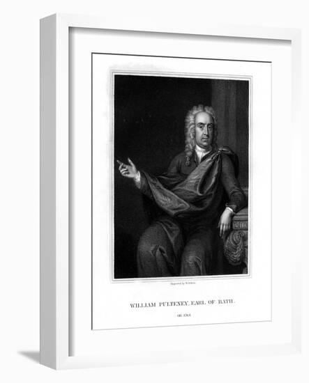 William Pulteney, 1st Earl of Bath, English Politician-WT Mote-Framed Giclee Print