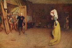 'Prince Henry, Poins, and Falstaff. (King Henry IV - First Part)', c1870-William Quiller Orchardson-Framed Stretched Canvas