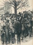 Warwickshire farm labourers' strike: meeting at Whitnash, 1872 (1906)-William Rainey-Giclee Print