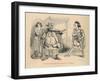 'William refusing his Daughter to Edwin', c1860, (c1860)-John Leech-Framed Giclee Print