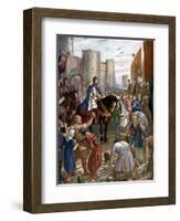 William Rufus at the Tower of London, Late 11th Century-Charles Goldsborough Anderson-Framed Giclee Print