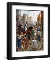 William Rufus at the Tower of London, Late 11th Century-Charles Goldsborough Anderson-Framed Giclee Print