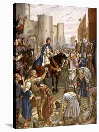 William Rufus at the Tower of London-Charles Goldsborough Anderson-Stretched Canvas