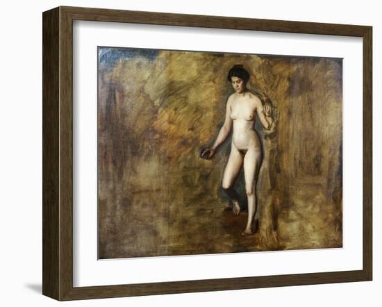 William Rush and His Model-Thomas Cowperthwait Eakins-Framed Giclee Print