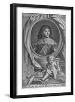 William Russel Earl of Bedford, c1742-Jacobus Houbraken-Framed Giclee Print