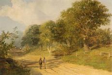 Road to Redheugh Hall, 1856-William Ryott-Stretched Canvas