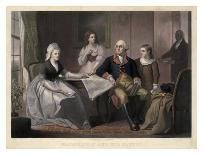 Washington and His Family-William Sartain-Mounted Art Print