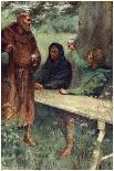 Robin Hood and the Black Monk', 1910-William Sewell-Giclee Print