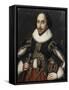 William Shakespeare (1564-1616) - représenté âgé de 34 ans-Louis Coblitz-Framed Stretched Canvas