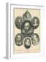 William Shakespeare and His Contemporaries-null-Framed Giclee Print
