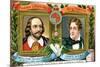 William Shakespeare and Lord Bryron, C1900-null-Mounted Giclee Print