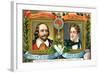 William Shakespeare and Lord Bryron, C1900-null-Framed Giclee Print