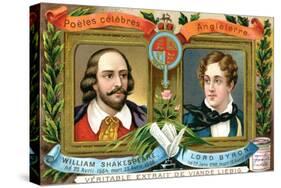 William Shakespeare and Lord Bryron, C1900-null-Stretched Canvas