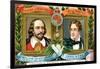 William Shakespeare and Lord Bryron, C1900-null-Framed Giclee Print