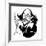 William Shakespeare - black and white caricature-Neale Osborne-Framed Giclee Print