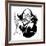 William Shakespeare - black and white caricature-Neale Osborne-Framed Giclee Print