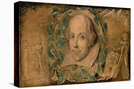 William Shakespeare, C.1800-03-William Blake-Stretched Canvas