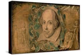 William Shakespeare, C.1800-03-William Blake-Stretched Canvas