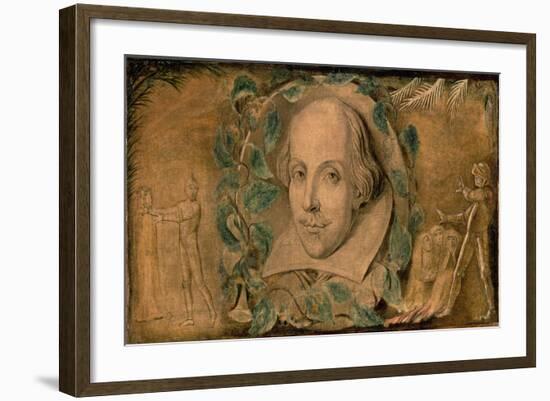 William Shakespeare, C.1800-03-William Blake-Framed Giclee Print