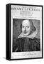 William Shakespeare, English Playwright, 1623-Martin Droeshout-Framed Stretched Canvas