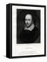 William Shakespeare, English Playwright, 19th Century-E Scriven-Framed Stretched Canvas