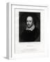 William Shakespeare, English Playwright, 19th Century-E Scriven-Framed Giclee Print