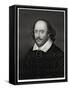 William Shakespeare, English Playwright, 19th Century-E Scriven-Framed Stretched Canvas