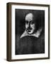 William Shakespeare, English Playwright, 19th Century-null-Framed Giclee Print