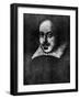 William Shakespeare, English Playwright, 19th Century-null-Framed Giclee Print