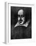 William Shakespeare, English Playwright, 19th Century-null-Framed Giclee Print