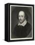 William Shakespeare English Playwright and Poet-Edward Scriven-Framed Stretched Canvas