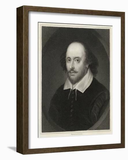 William Shakespeare English Playwright and Poet-Edward Scriven-Framed Photographic Print