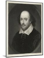William Shakespeare English Playwright and Poet-Edward Scriven-Mounted Photographic Print
