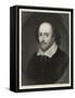 William Shakespeare English Playwright and Poet-Edward Scriven-Framed Stretched Canvas