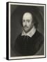 William Shakespeare English Playwright and Poet-Edward Scriven-Framed Stretched Canvas