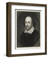 William Shakespeare English Playwright and Poet-Edward Scriven-Framed Photographic Print