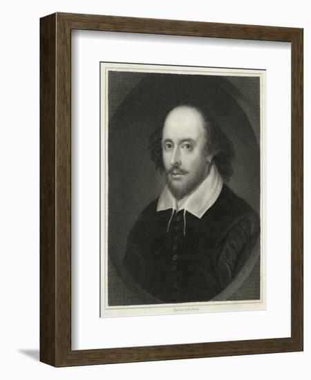 William Shakespeare English Playwright and Poet-Edward Scriven-Framed Photographic Print