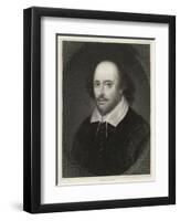 William Shakespeare English Playwright and Poet-Edward Scriven-Framed Photographic Print