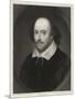 William Shakespeare English Playwright and Poet-Edward Scriven-Mounted Photographic Print