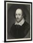 William Shakespeare English Playwright and Poet-Edward Scriven-Framed Photographic Print